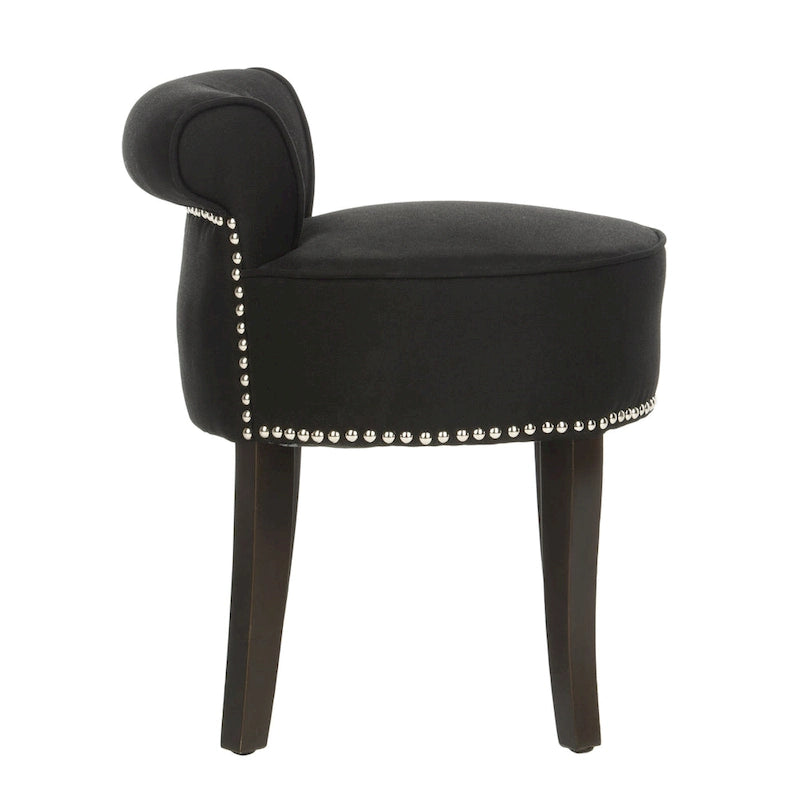 SAFAVIEH Aja Vanity Stool - 17.9 x 19 x 22.8 - 18Wx19Dx23H