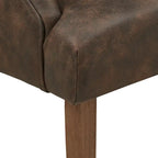 Tufted Upholstered Dining Arm Chair