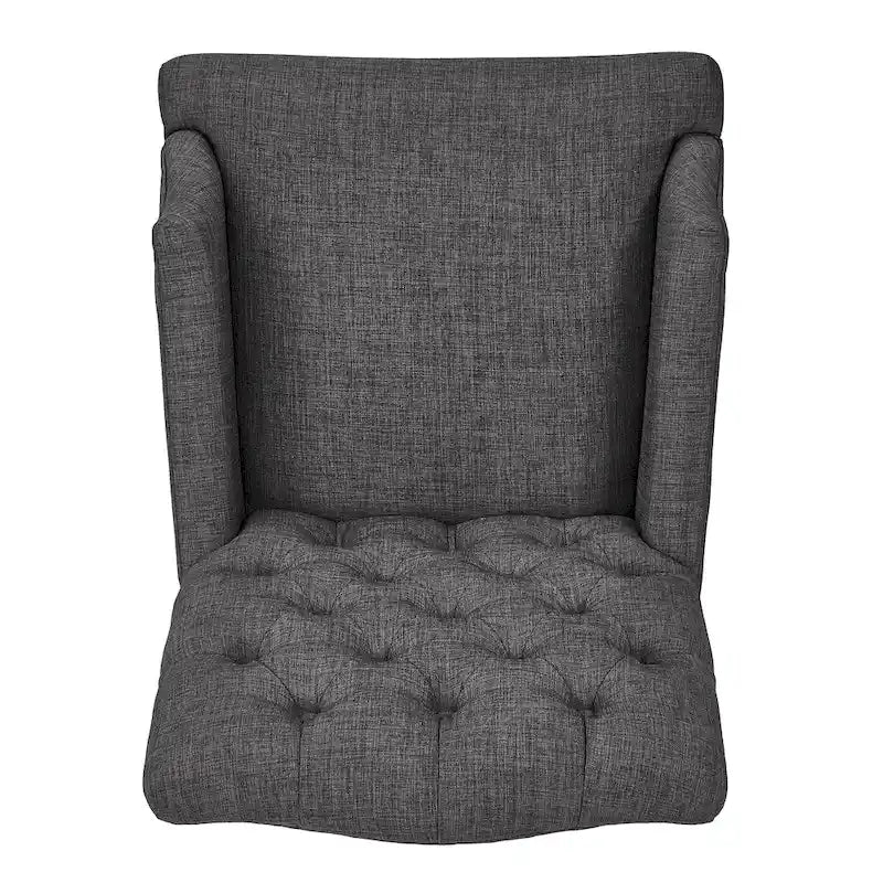 Tufted Upholstered Dining Arm Chair