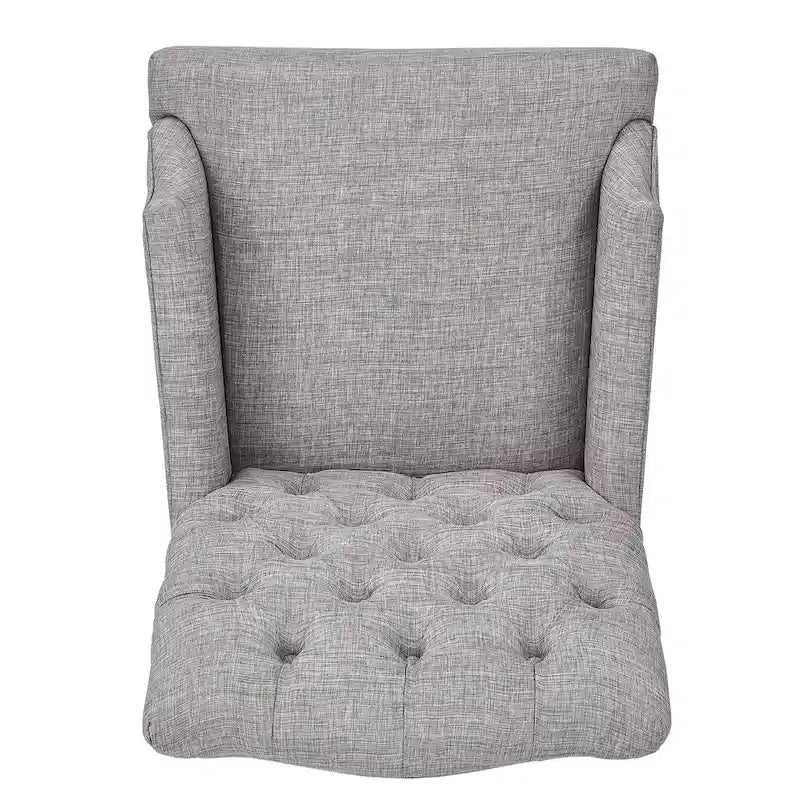 Tufted Upholstered Dining Arm Chair
