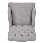 Tufted Upholstered Dining Arm Chair
