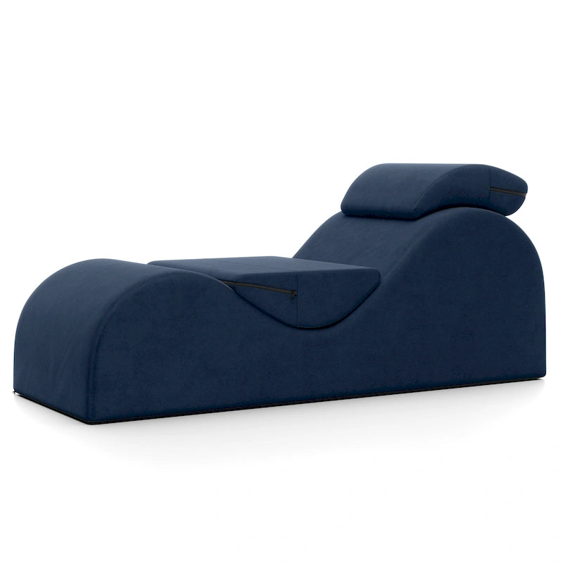Chaise longue en mousse en S