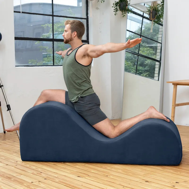 Chaise longue en mousse en S