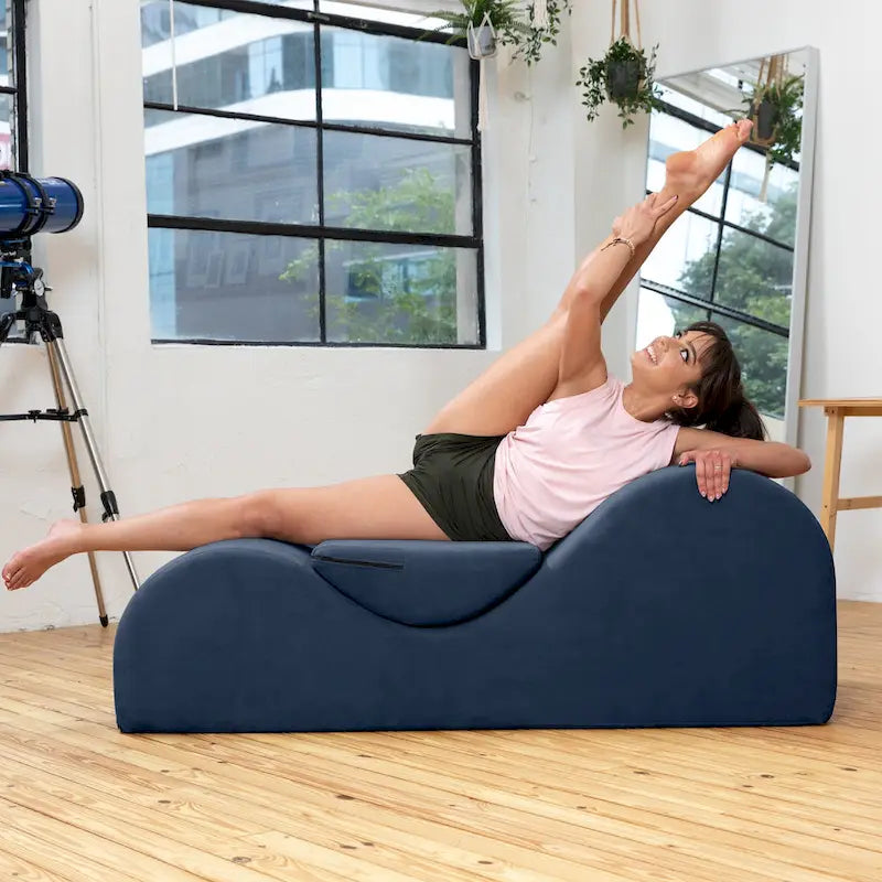 Chaise longue en mousse en S