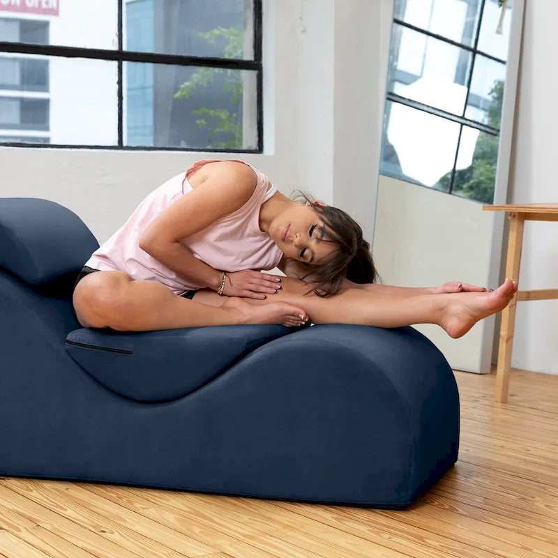 Chaise longue en mousse en S