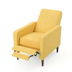 Gepolsterter Relaxsessel im Mid-Century-Stil mit Knopfheftung