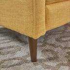 Gepolsterter Relaxsessel im Mid-Century-Stil mit Knopfheftung