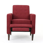 Gepolsterter Relaxsessel im Mid-Century-Stil mit Knopfheftung