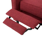 Gepolsterter Relaxsessel im Mid-Century-Stil mit Knopfheftung