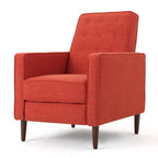 Gepolsterter Relaxsessel im Mid-Century-Stil mit Knopfheftung