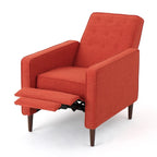 Gepolsterter Relaxsessel im Mid-Century-Stil mit Knopfheftung