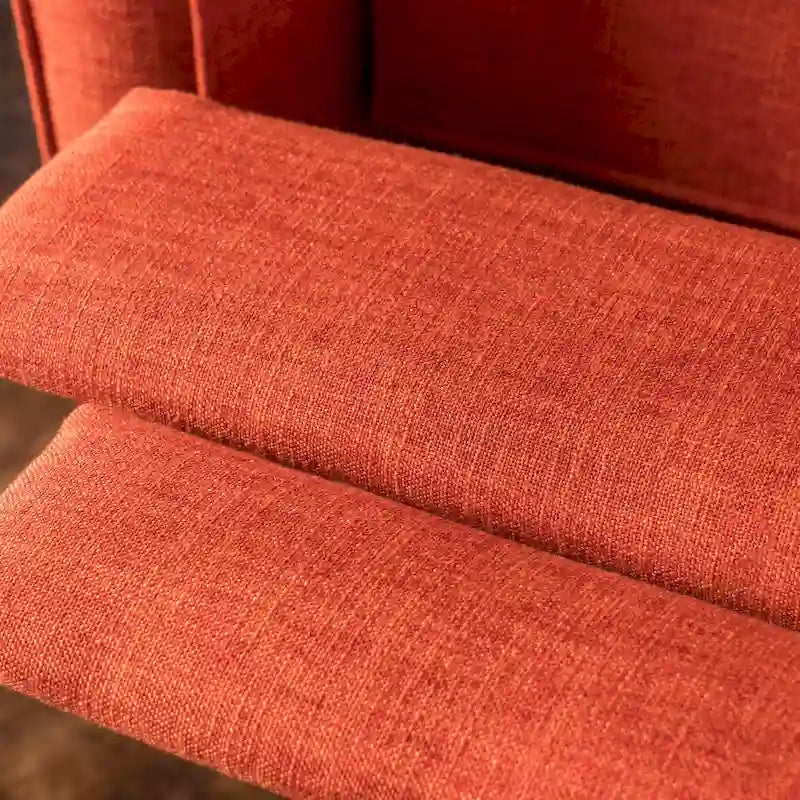 Gepolsterter Relaxsessel im Mid-Century-Stil mit Knopfheftung