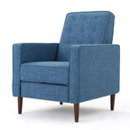 Gepolsterter Relaxsessel im Mid-Century-Stil mit Knopfheftung