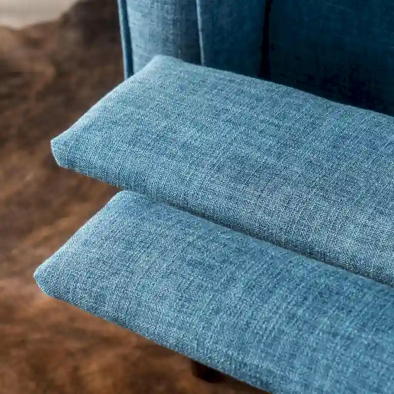 Gepolsterter Relaxsessel im Mid-Century-Stil mit Knopfheftung