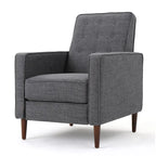 Gepolsterter Relaxsessel im Mid-Century-Stil mit Knopfheftung