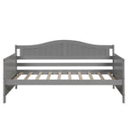 Einzelbett aus Holz mit 2 Stauraumschubladen