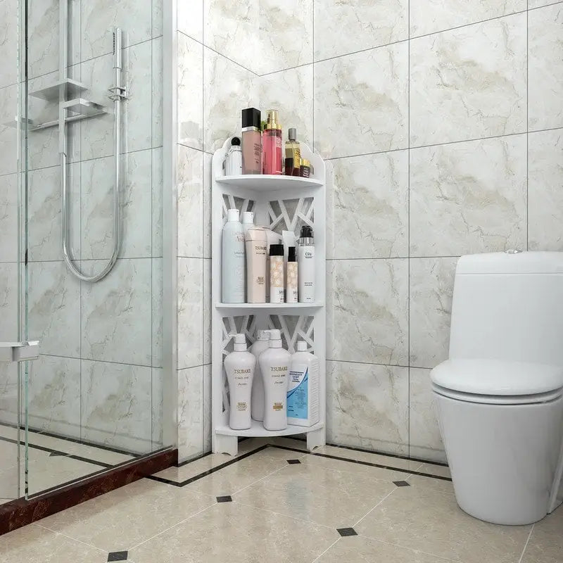 3 Tier Corner Shower Shelf Waterproof for Bathroom Storage