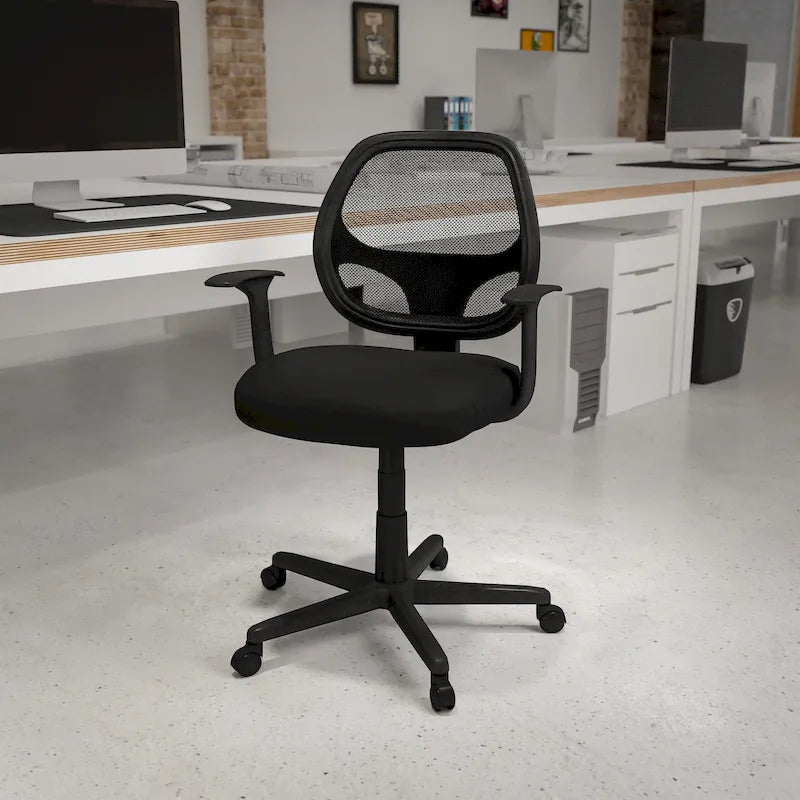 Mid-Back Mesh Office Chair with Adjustable Seat Height