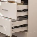 Höhenverstellbarer Homeoffice-Schreibtisch mit Stauraum