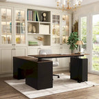 Höhenverstellbarer Homeoffice-Schreibtisch mit Stauraum