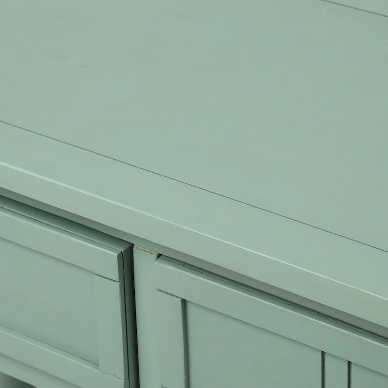 Console Table with Two Drawers and Lower Shelf