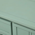 Console Table with Two Drawers and Lower Shelf