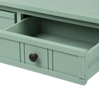 Console Table with Two Drawers and Lower Shelf