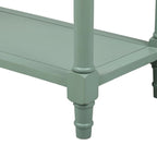 Console Table with Two Drawers and Lower Shelf