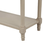 Console Table with Two Drawers and Lower Shelf